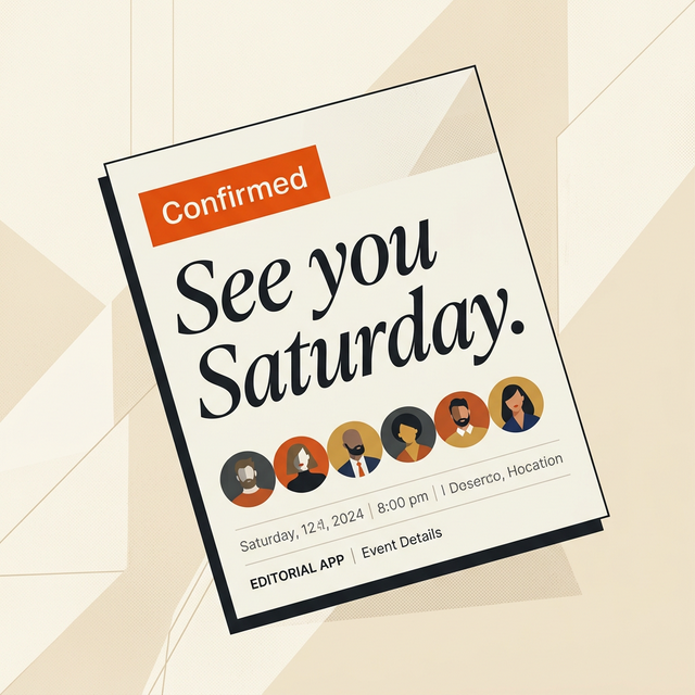 Picnic confirmed plan screen